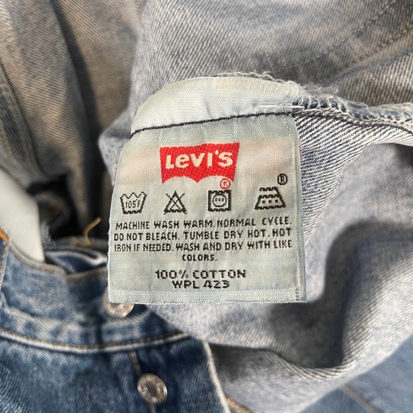 VTG Levis 501xx Jeans Mens 36x36 Grunge Button Fly Whisker Fades Y2K‎ Distressed - Picture 6 of 12